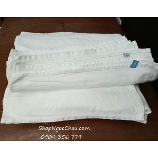 Set 10 khăn lau ly cốc bát đĩa màu trắng