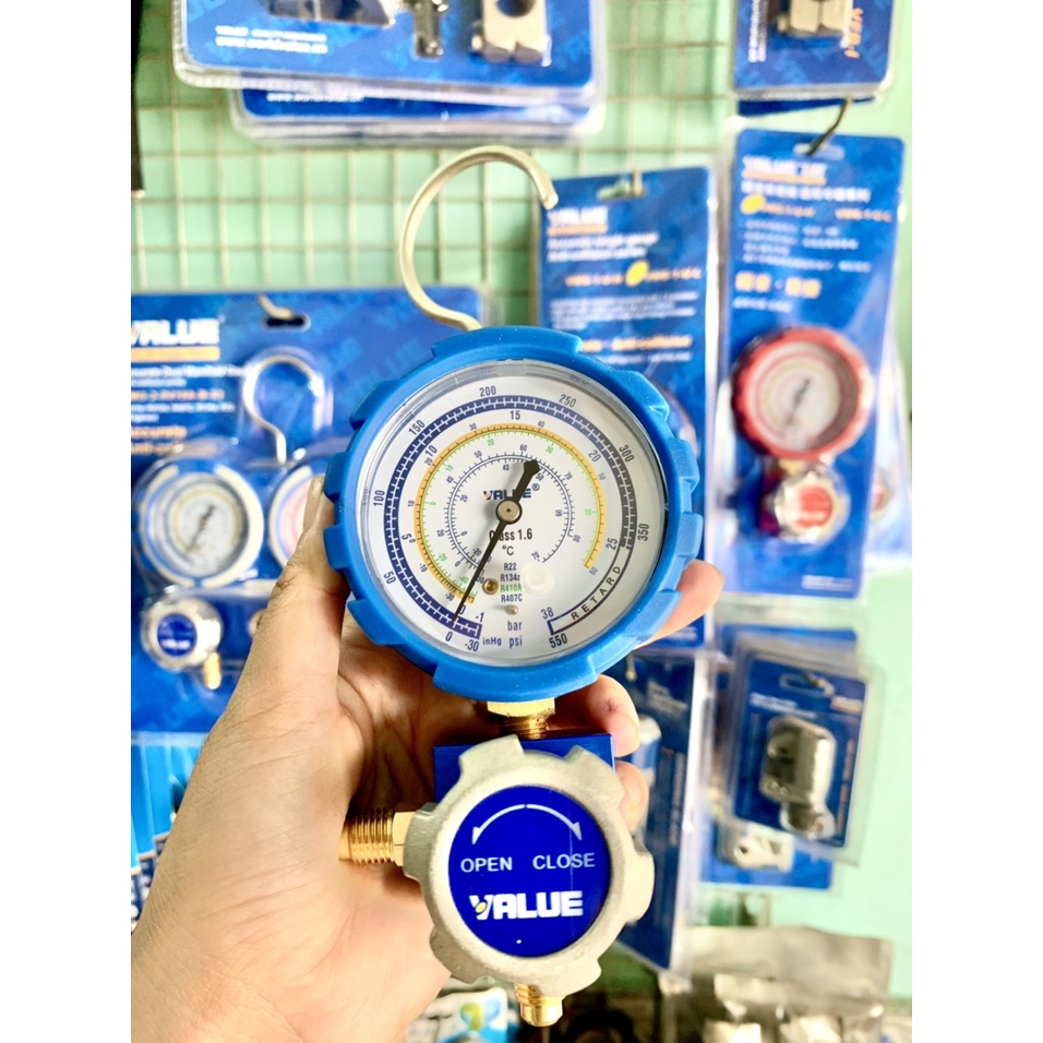 Đồng Hồ Nạp Gas Đơn VALUE ( RẺ VÔ ĐỊCH ,đồng hồ cao áp và thấp áp,Value là hãng được thợ tin dùng nhất