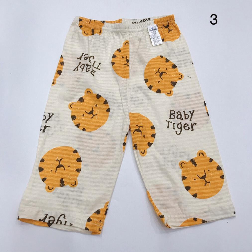 [Organic cotton] Quần lửng cotton giấy May-kids xuất Hàn size 90 (11-12kg)