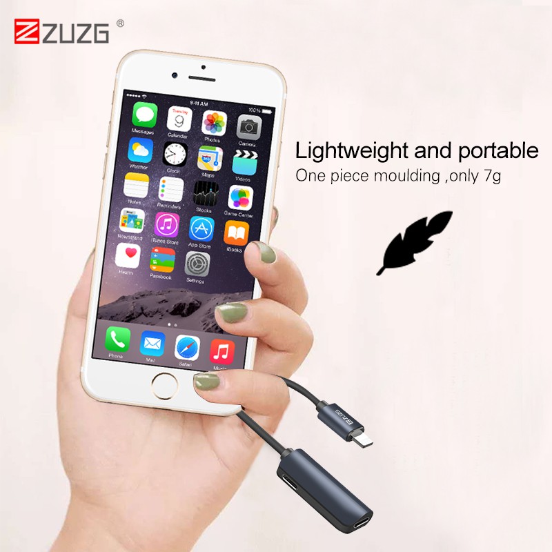 Jack chuyển IPchân ra 2 vừa sạc vừa dùng tai nghe-YL6 ZUZGVN