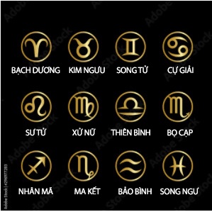 BÚT GEL NƯỚC 12 CUNG HOÀNG ĐẠO, BÚT 12 CHÒM SAO HOROSCOPE HEAD SHOP