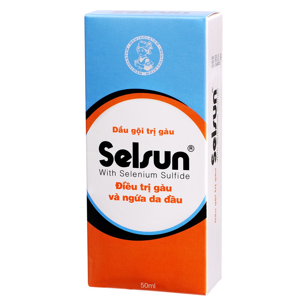 [Mã FMCGMALL - 8% đơn 250K] Combo 2 chai dầu gội chống gàu và ngứa da đầu Selsun Selenium Sulfide 50ml/chai