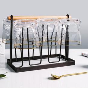 Giá Đỡ Ly Nước Treo Tường 6 Ngăn Hdk101 | BigBuy360 - bigbuy360.vn