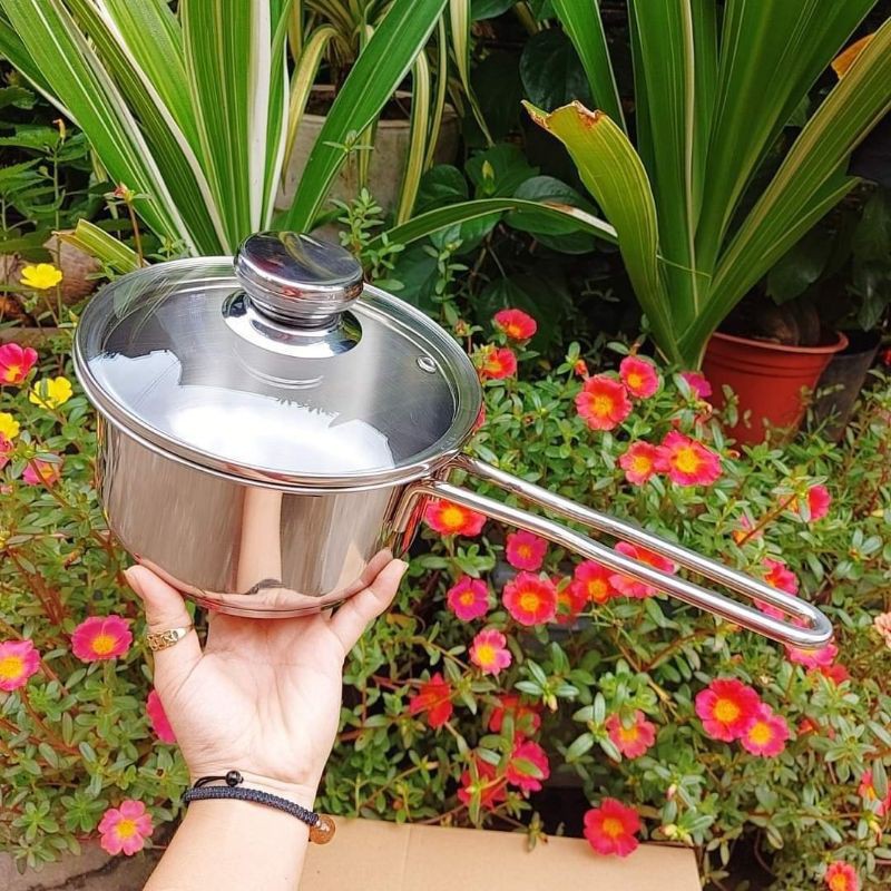 QUÁNH (NỒI) INOX ĐÔNG NAM CAO CẤP 3 ĐÁY 16CM