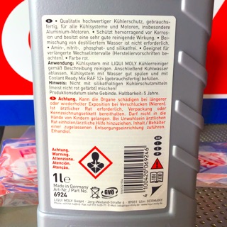 Nước Làm Mát Đỏ Liqui Moly 6924
