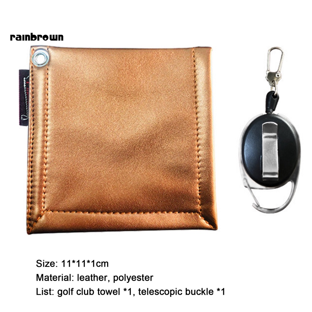 / Rb / Khăn Lau Gậy Đánh Golf Có Khóa Thu Gọn Thiết Thực