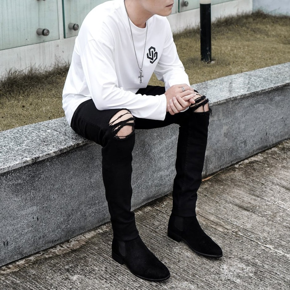 Áo tee dài tay basic ( 100% cotton ) | BigBuy360 - bigbuy360.vn