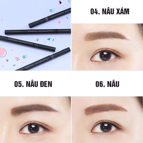 Chì Kẻ Mày Innisfree Auto Eyebrown Pencil