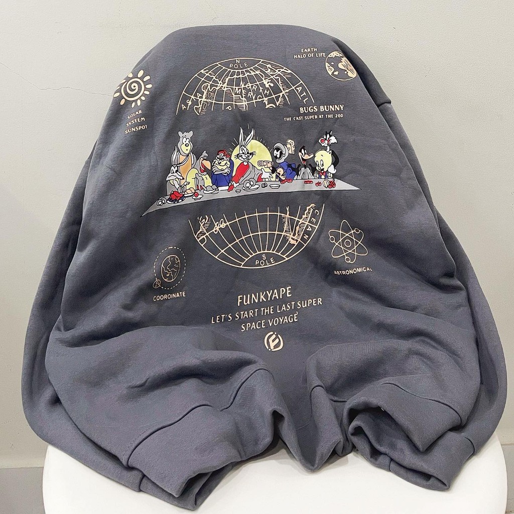 [Ảnh thật] Áo khoác form rộng - Áo khoác  Bugs Bunny | BigBuy360 - bigbuy360.vn