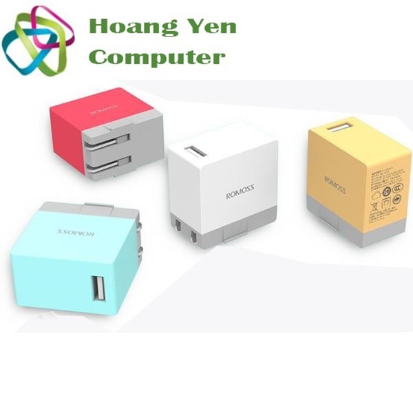 Cốc Sạc 2.1A Romoss AC11 Chính Hãng - BH 1 Năm (MÀU SẮC NGẪU NHIÊN) - Hoàng Yến Computer