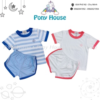 Bộ Quần Áo Cộc Nous Cài Vai Cộc Petit Cho Bé Size 3-6 Tháng Đến 18-24 Tháng