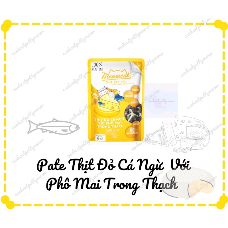PATE GÓI MEOWCAT DẠNG THẠCH 70gram