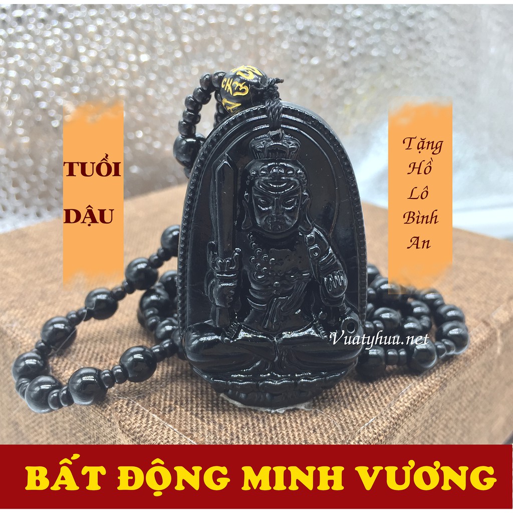 [Tặng móc khóa Hồ Lô bình an] DÂY CHUYỀN MẶT PHẬT BẤT ĐỘNG THIÊN VƯƠNG - PHẬT BẢN MỆNH DÀNH RIÊNG CHO TUỔI DẬU