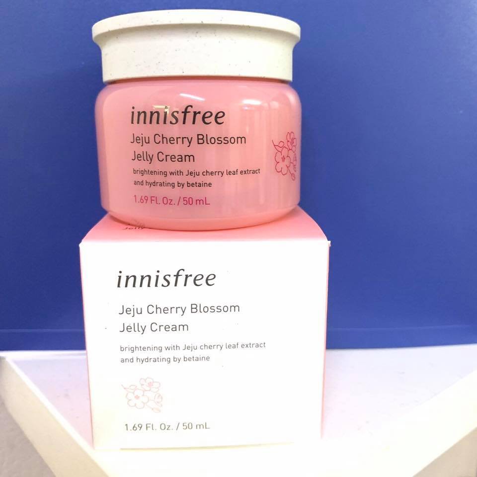 Kem Dưỡng Ẩm Dạng Gel Innisfree Jeju Cherry Blossom Jelly Cream 50ml