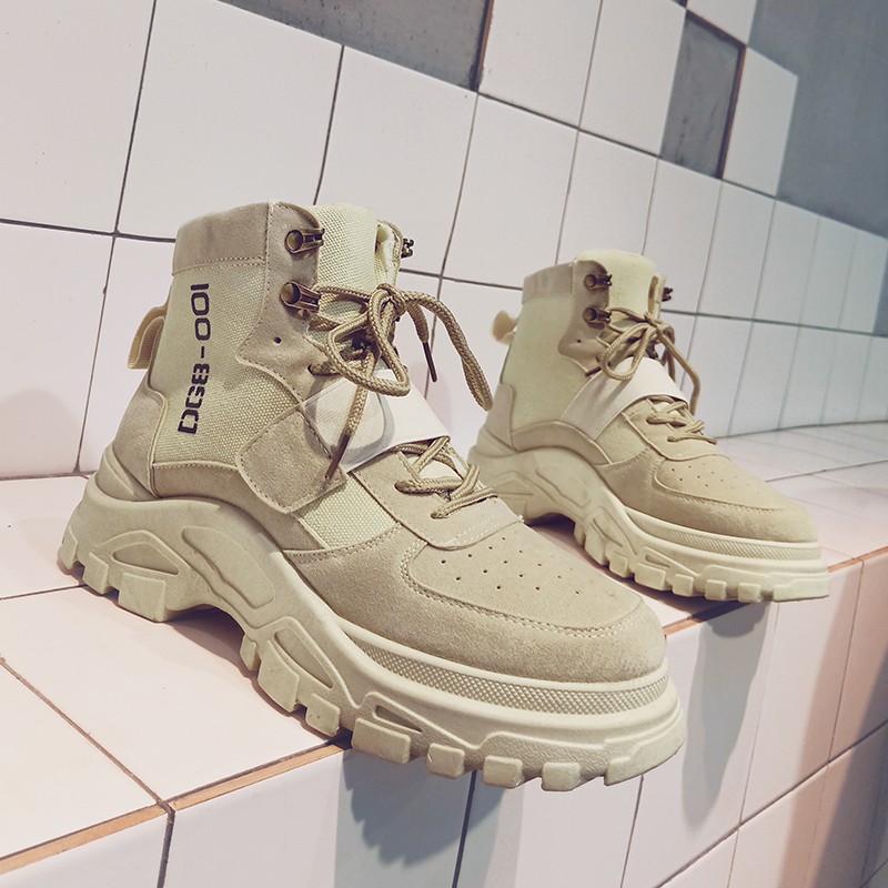 Boots cổ ngắn nam, da thật, phù hợp cho mùa thu