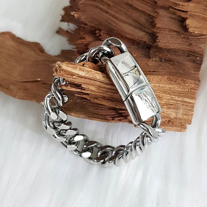 Lắc tay xích đầu khóa trượt, lắc tay nam LZ1697