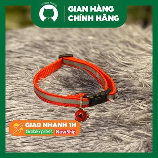 Vòng cổ phản quang cho thú cưng chó mèo có chuông xinh xắn