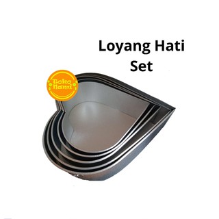 Bộ Chảo Nấu Ăn Trái Tim Xinh Xắn Tiện Dụng