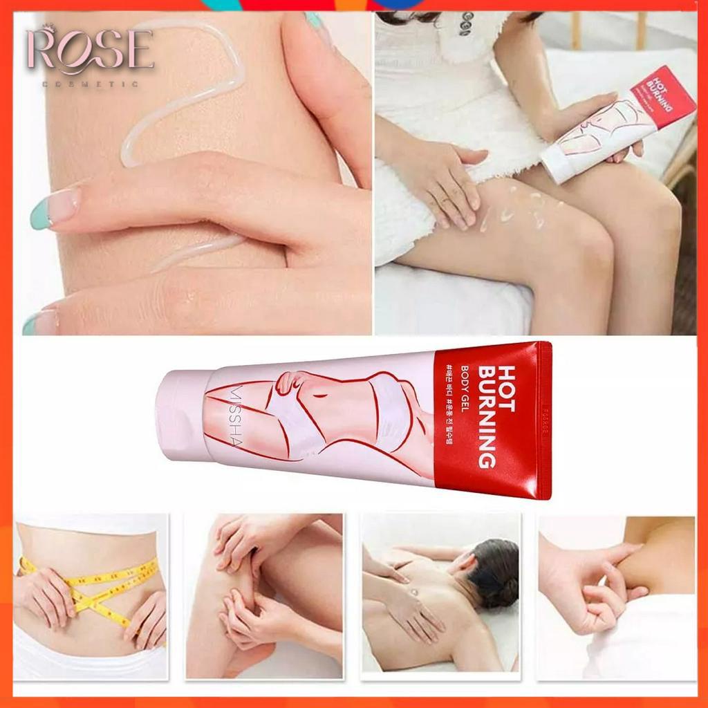Kem Tan Mỡ Bụng Đùi Missha ⚡⚡ Hot Burning Perfect Body Gel Hàn Quốc - Gel Giảm Rạn, Nứt Da Sau Sinh 200Ml