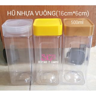 Set 24 HŨ NHỰA PET VUÔNG 500ML