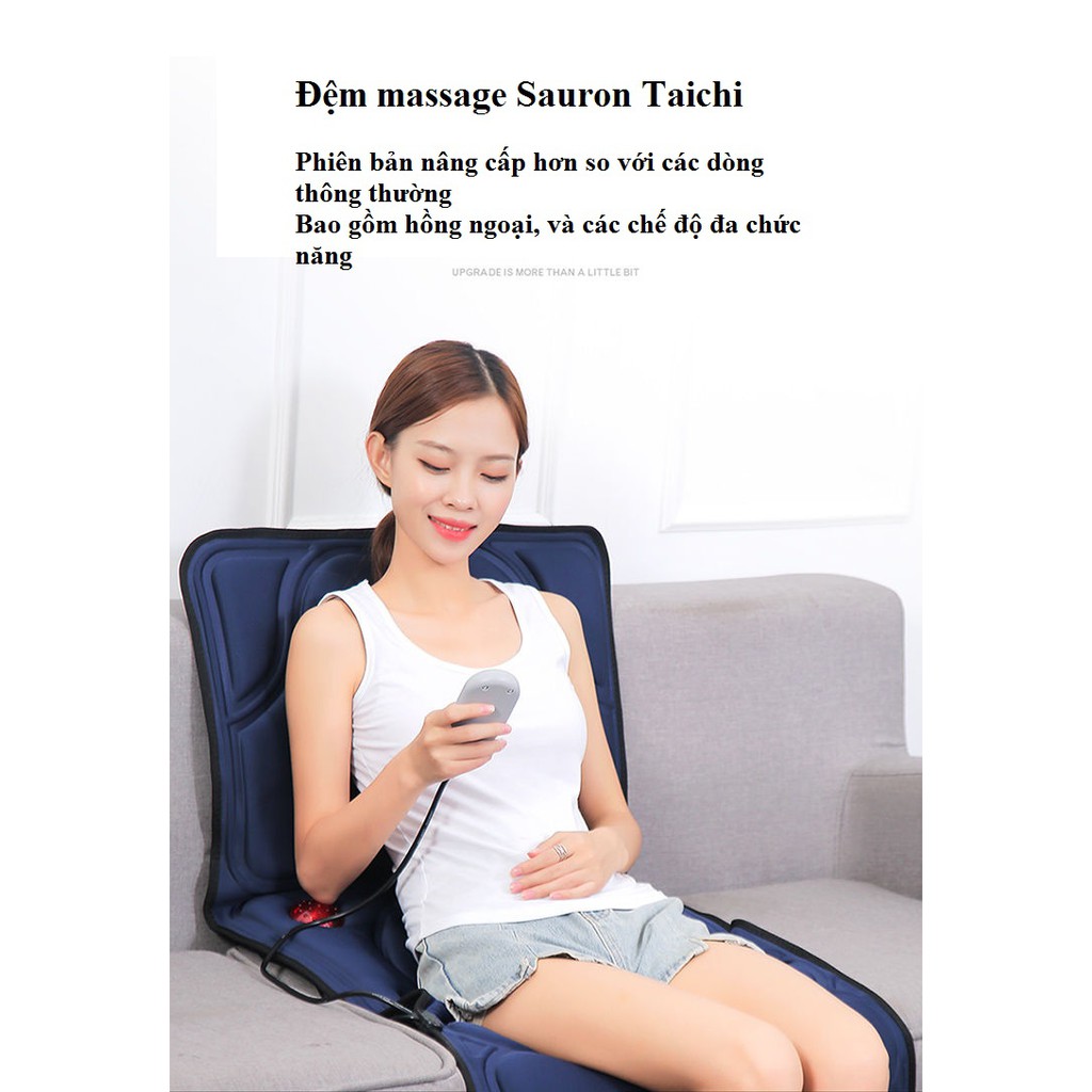 Đệm massage toàn thân cao cấp-massage toàn thân có hồng ngoại