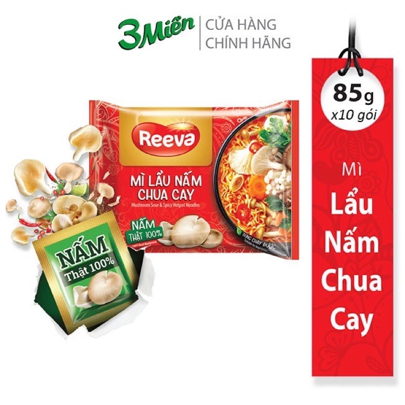 Mì Lẩu Nấm Chua Cay Reeva