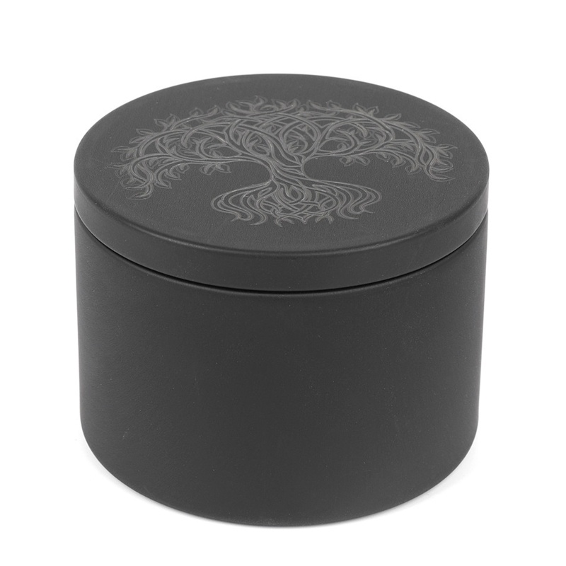 Hộp Kim Loại Tròn Đựng Trang Sức Đa Năng Giá Đỡ