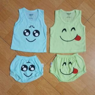 Set 5 Bộ quần áo ba lỗ cho bé, bộ quần áo cộc tay cho bé, bộ cộc tay cho bé, bộ cảm xúc cho bé
