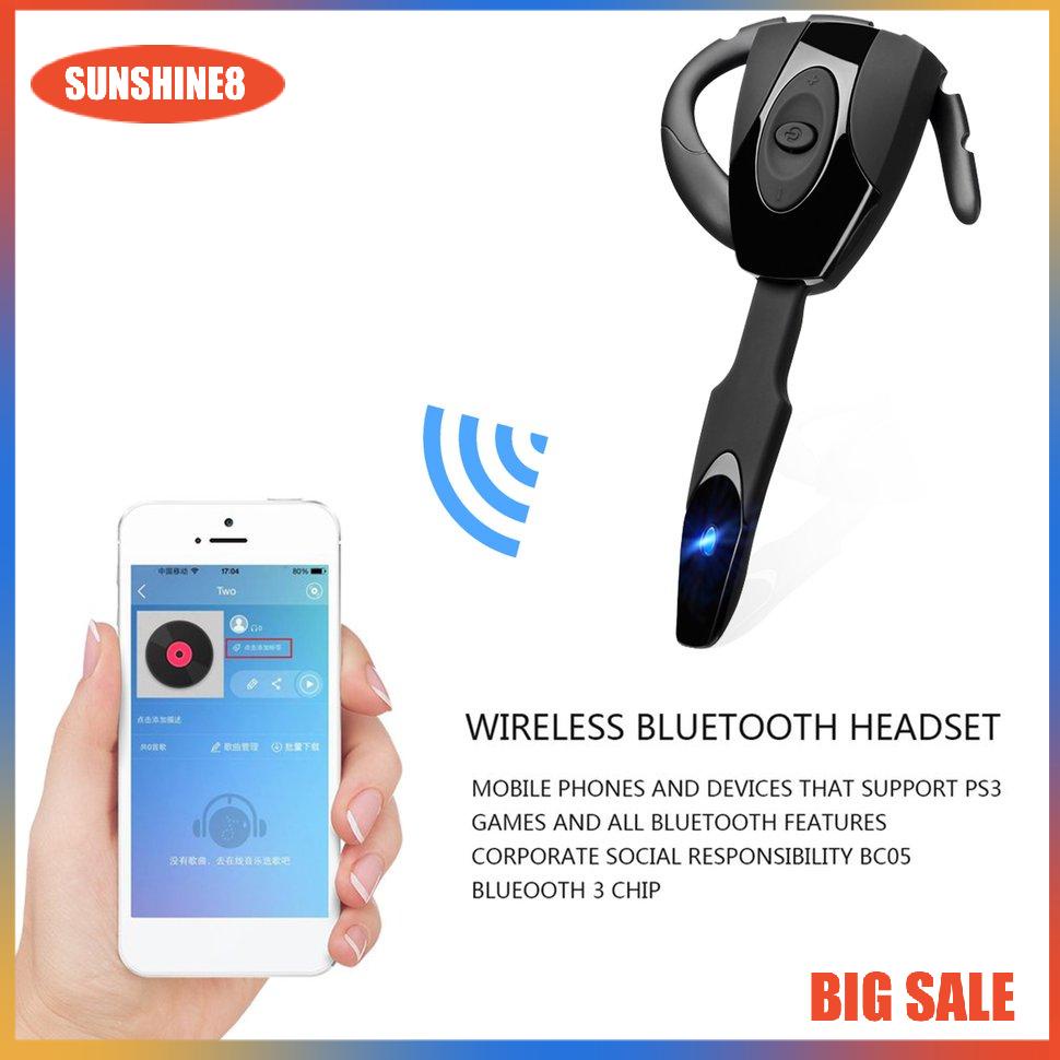 【SUN】New Stereo Earphone Wireless Game Headset Headphone For Sony PS3