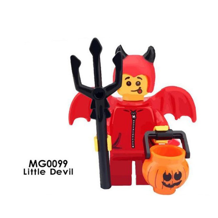 Minifigures nhân vật bé trai Halloween Little Devil MG0099