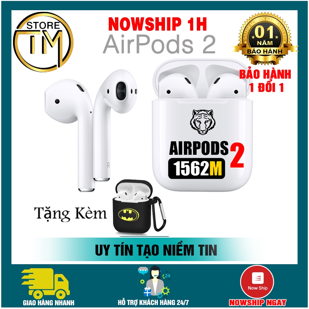 ⚡BẢN HỔ VẰN CAO CẤP⚡ Tai Nghe Bluetooth TW2 Full Chức Năng Đổi Tên ✔Định Vị ✔Sạc Không Dây - BẢO HÀNH ĐỔI MỚI