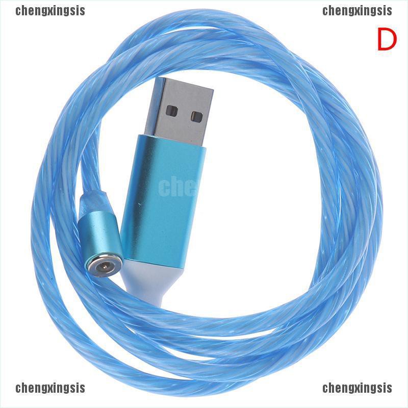 Dây Cáp Sạc Truyền Dữ Liệu USB Loại C Có Đèn LED Phát Sáng Dành Cho Android Mới Xs