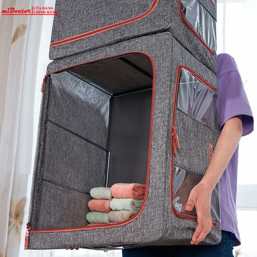 Túi Đựng Chăn Màn Khung Sắt Nhật Bản miDoctor Kích Thước Chọn Cỡ L + XL 60 x 42 x 40cm
