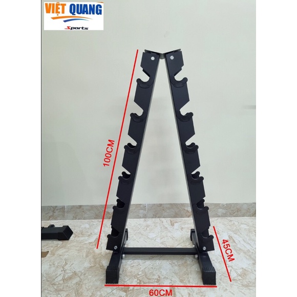 Giá đỡ Để Tạ Tay Hình Chữ A [ 3 Tầng &amp; 6 Tầng] tiết kiện không gian tiện dụng