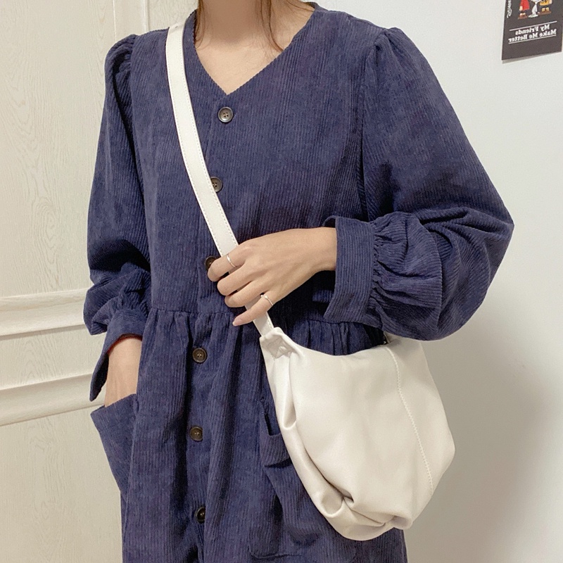 Túi xách IELGY xếp ly thiết kế tối giản thời trang cổ điển cho nữ