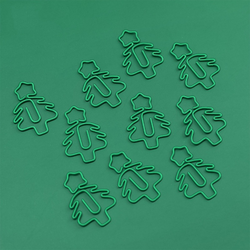 Set 10 Kẹp Giấy Kim Loại Hình Động Vật Dễ Thương