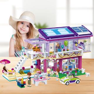 808 Miếng Xếp Hình Nhà Villa DIY Cho Bé