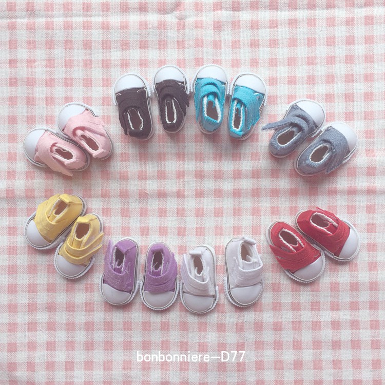 Giày 5cm các màu cho búp bê 20cm