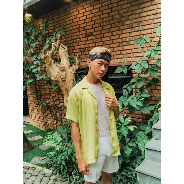 ÁO SƠ MI PIJAMA NEON