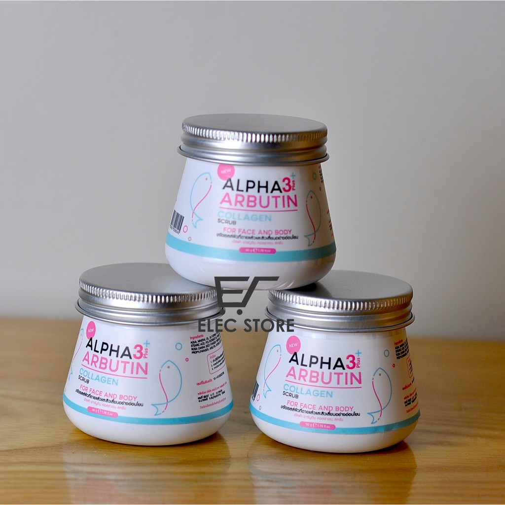 Tẩy tế bào chết Alpha Arbutin 3+ Collagen Scrub