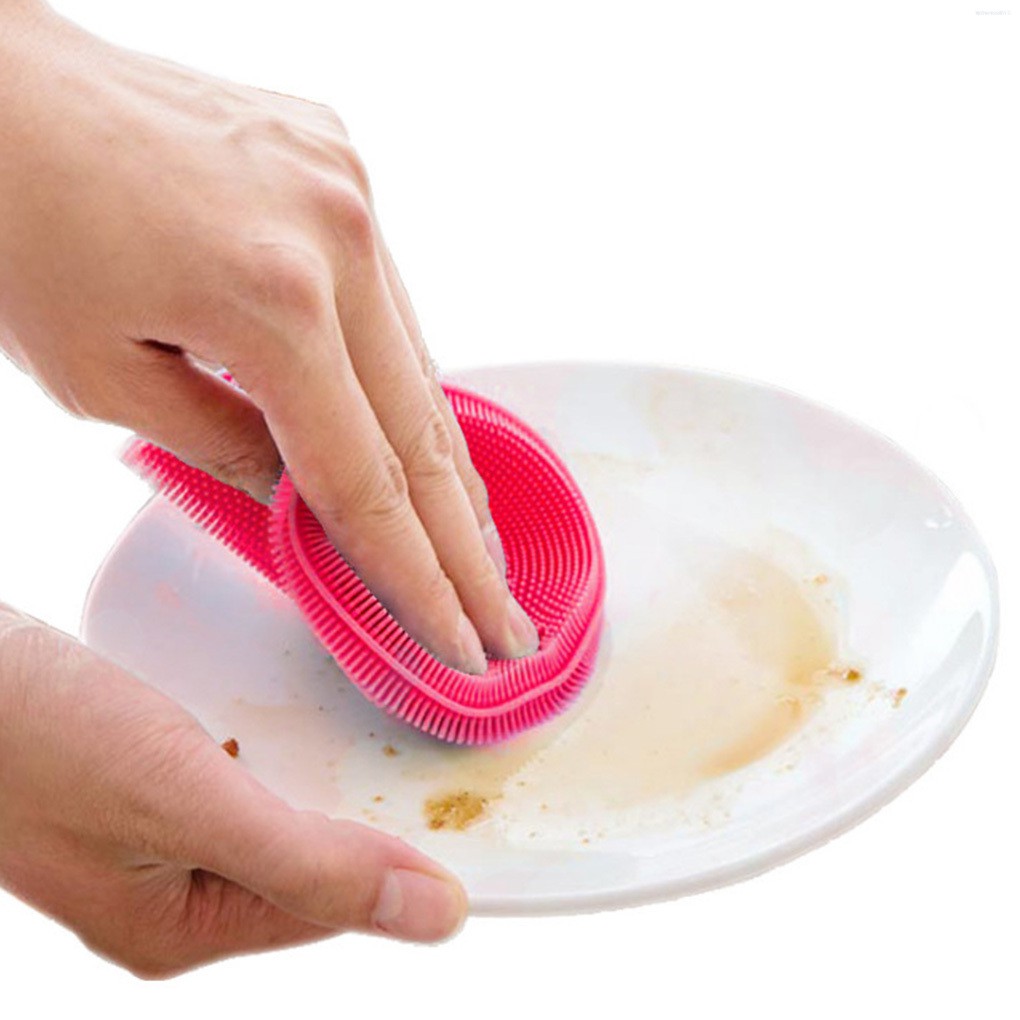 Cọ Vệ Sinh Chén Dĩa Bằng Silicon