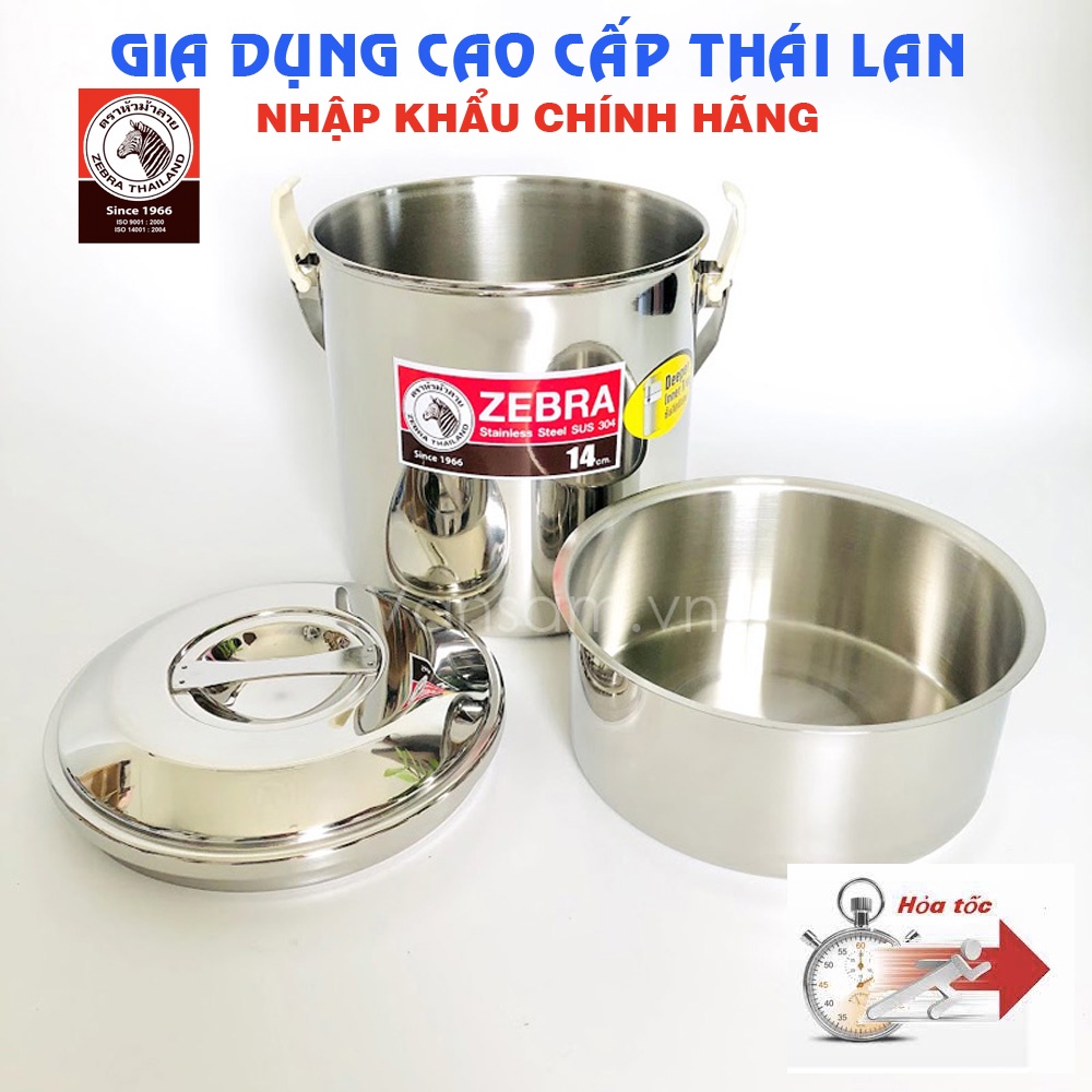 Camen inox 304 Zebra ngăn lòng sâu auto lock - 151625  - 151624