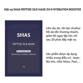 MẶT NẠ SMAS PEPTIDE SILK MASK 24H HYDRATION BOOST 25G (MIẾNG)