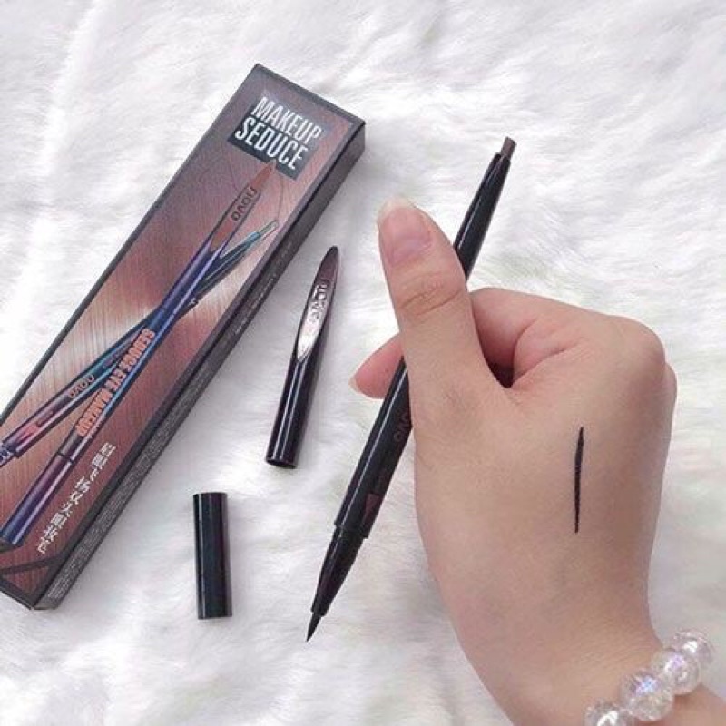 Chì Kẻ Mày 2in1 NoVo Makeup Seduce (Kẻ Mày + Kẻ Mắt):Màu 2