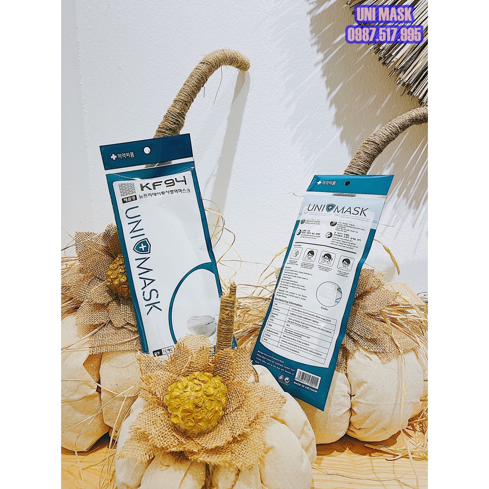 Set 50 Chiếc Khẩu trang 4 Lớp KF94 UNI MASK Chống Bụi Mịn Và Kháng Khuẩn Hàng Cao Cấp Hàn Quốc | BigBuy360 - bigbuy360.vn