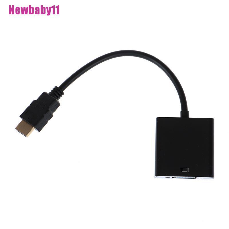 Cáp ChuyểN ĐổI HDMI Sang VGA MàU Đen Newbaby11
