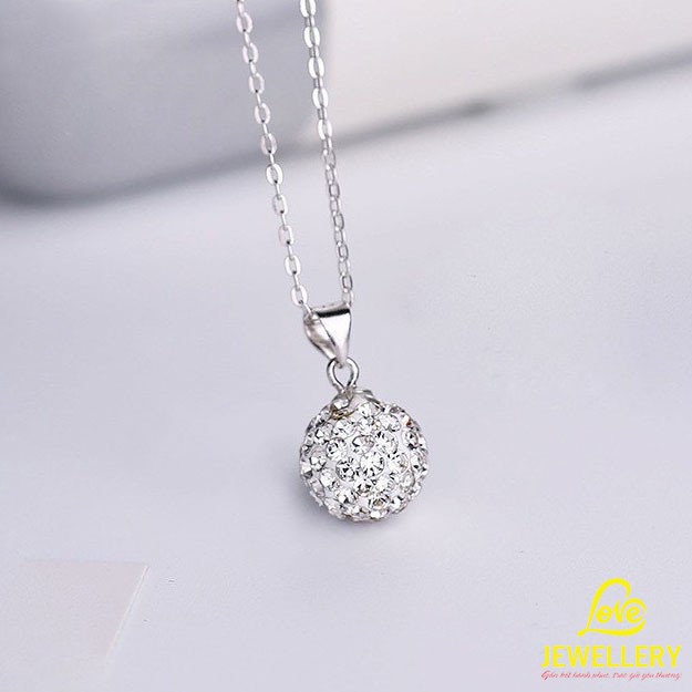 Vòng Cổ Bạc, Dây Chuyền Bạc TNC JEWELLERY Bồ Công Anh Đính Đá Sang Trọng