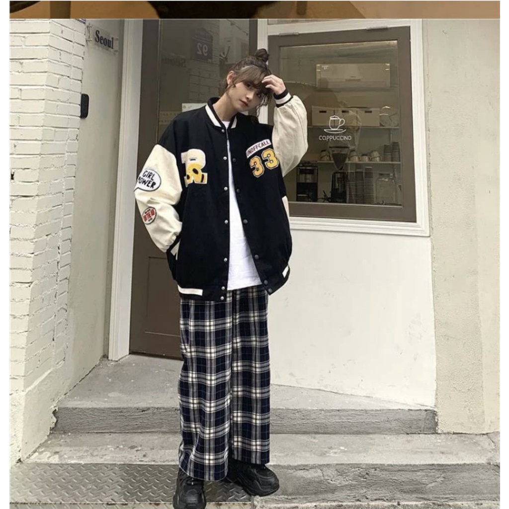 Áo bomber nhung tăm phối tay da số 33-7C8T