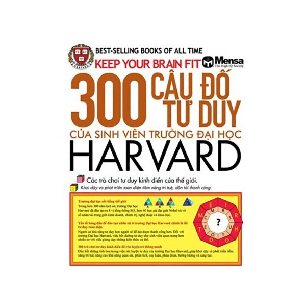 Sách - 300 Câu Đố Tư Duy Của Sinh Viên Trường Đại Học Harvard