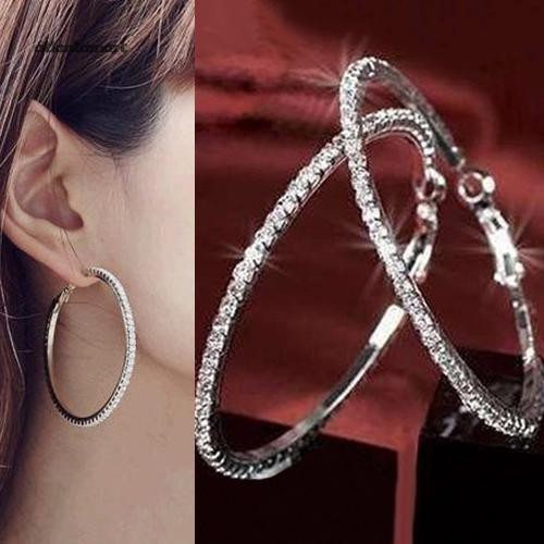 Hoa Tai Đính Đá Thời Trang Dành Cho Nữ